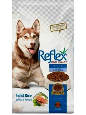 Reflex Balıklı Pirinçli Köpek Maması 15KG 