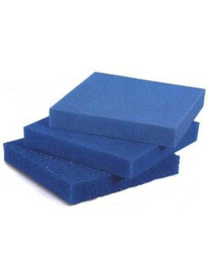 Akvaryum Filtre Süngeri Kalın Gözenekli Mavi 10 PPI 50x40x5 cm.